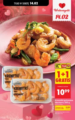 Krewetki gotowane białe promocja w Biedronka