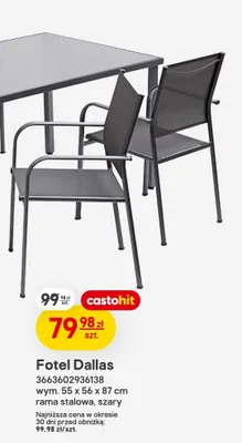 Fotel Dallas promocja w Castorama