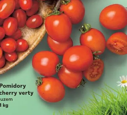 Pomidory cherry verty luzem promocja w Kaufland