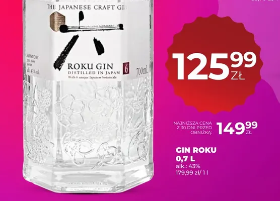Gin Roku promocja w Duży Ben