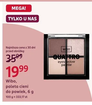 Paleta cieni do powiek  promocja w Rossmann