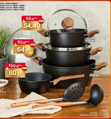 Garnek Stone Edition Ø28cm promocja w Woolworth