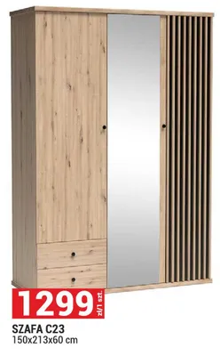 Szafa C23 150x213x60 cm promocja w Merkury Market