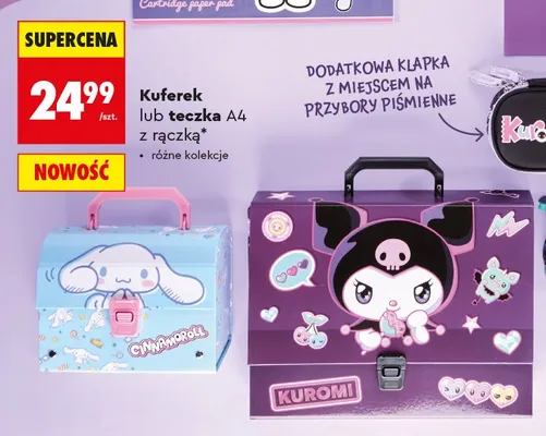 Kuferek z rączką St. Majewski promocja w Biedronka