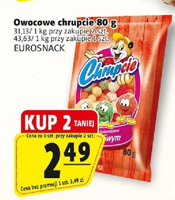 Chrupki kukurydziane Owocowe chrupcie promocja w Prim Market