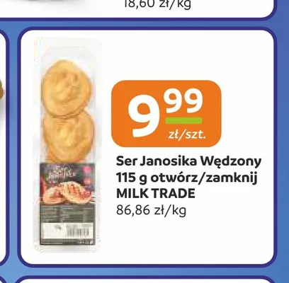 Ser Janosika Wędzony Milk Trade promocja w Społem Częstochowa