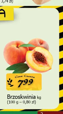 Brzoskwinia promocja w CEZAR Delikatesy