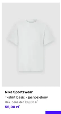T-shirt basic Nike Sportswear jasnozielony promocja w Lounge by Zalando