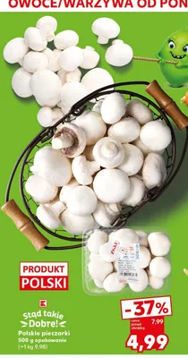 Pieczarki świeże białe Stąd takie Dobre! promocja w Kaufland