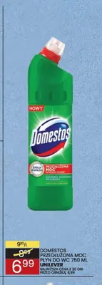 Płyn do WC Domestos Przedłużona Moc promocja w Wafelek