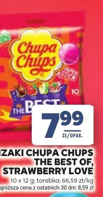 Lizaki Chupa Chups Strawberry Love promocja w Stokrotka