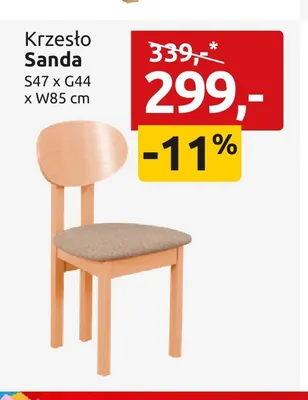 Krzesło Sanda promocja w Black Red White