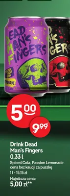 Drink Dead Man's Fingers Spiced Cola promocja w Żabka