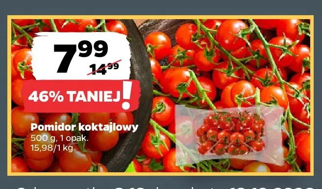 Pomidor koktajlowy promocja w Netto
