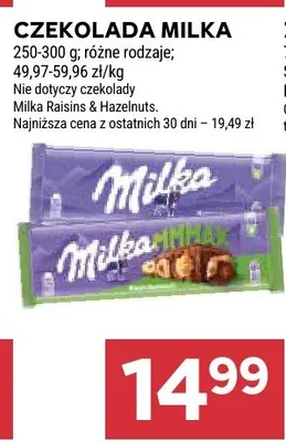Czekolada Milka promocja w Stokrotka