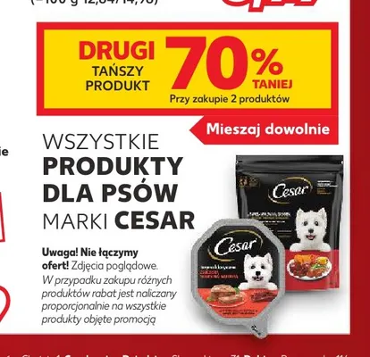 Produkty dla psów marki Cesar promocja w Kaufland