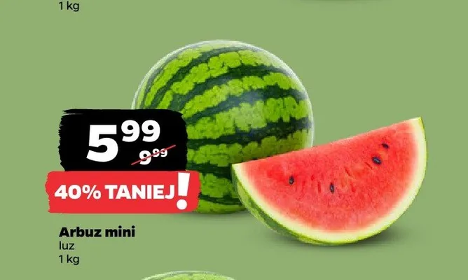 Arbuz mini promocja w Netto