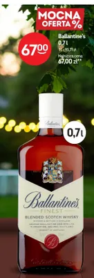 Whisky Ballantine's Finest promocja w Żabka