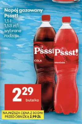 Napój gazowany Pssst! Cola promocja w Delikatesy Centrum