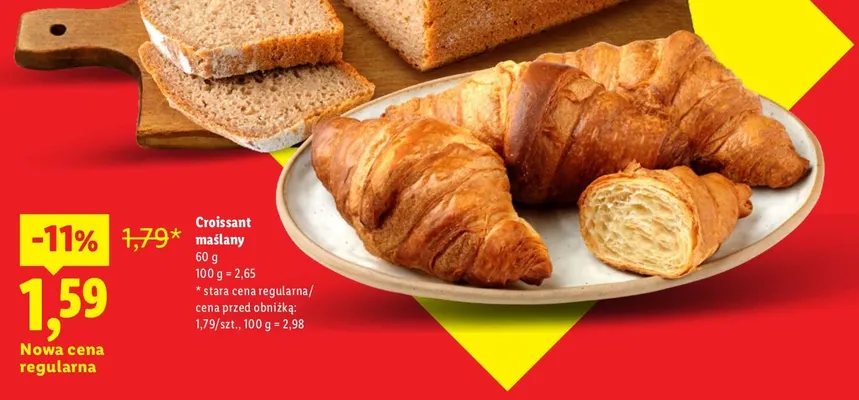Croissant maślany promocja w Lidl