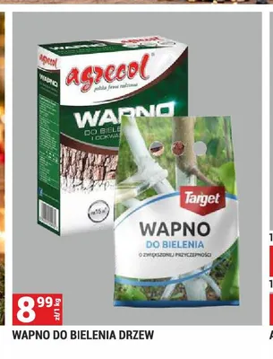 Wapno do bielenia drzew promocja w Merkury Market