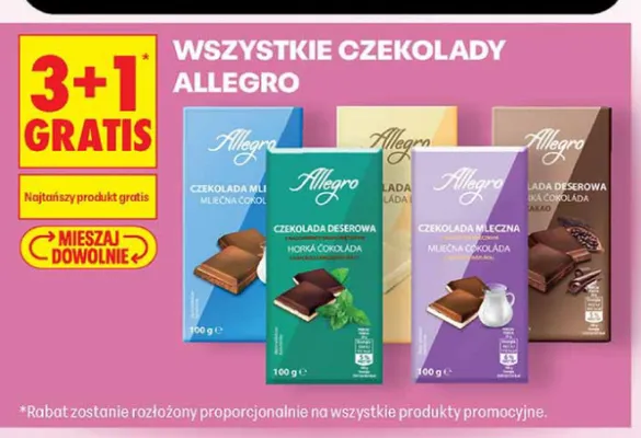Czekolada Allegro promocja w Biedronka