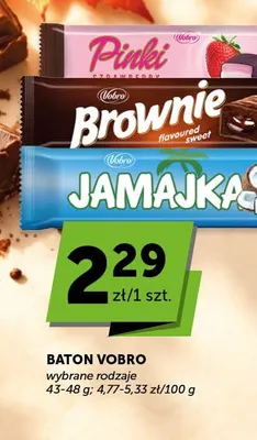 Baton Vobro Brownie promocja w Groszek