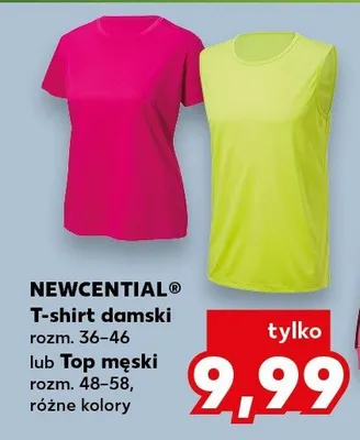 T-shirt damski lub top męski promocja w Kaufland