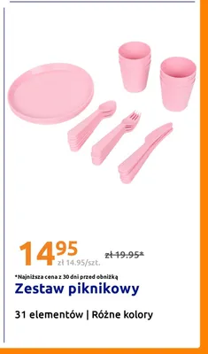Zestaw piknikowy eko promocja w Action