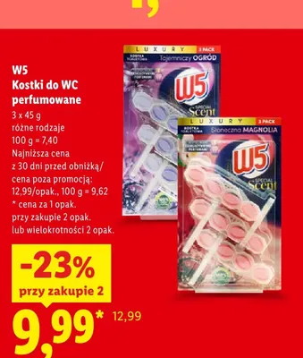 Kostki do WC perfumowane Luxury Tajemniczy Ogród 3-pak W5 promocja w Lidl
