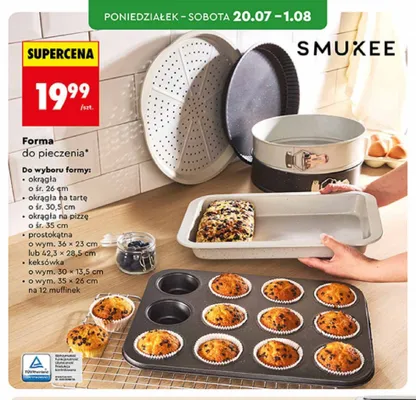 Forma do pieczenia keksówka Smukee promocja w Biedronka