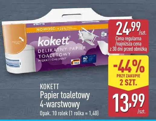 Papier toaletowy promocja w Aldi