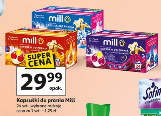 Kapsułki do prania, wybrane rodzaje promocja w Auchan