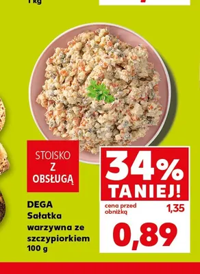 Sałatka warzywna ze szczypiorkiem Dega promocja w Kaufland