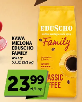 Kawa mielona Eduscho Family promocja w Euro Sklep