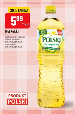 Olej Polski promocja w POLOmarket