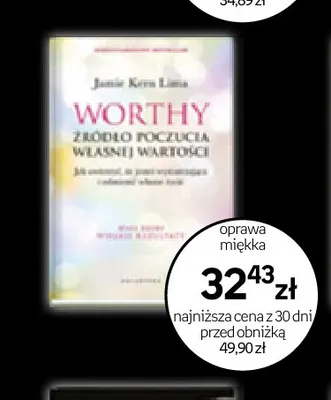 Książka Worthy. Źródło poczucia własnej wartości promocja w Empik
