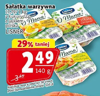 Sałatka warzywna z kukurydzą z jajkiem, polska promocja w Prim Market