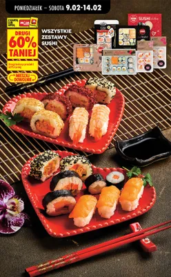 Zestawy sushi wszystkie rodzaje promocja w Biedronka