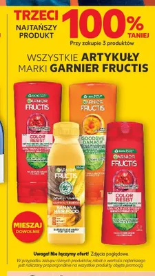 Artykuły marki Garnier Fructis promocja w Kaufland