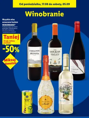 Wino czerwone Viña San Juan Merlot Syrah Tempranillo promocja w Lidl