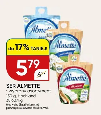 Ser wybrany asortyment promocja w Chata Polska