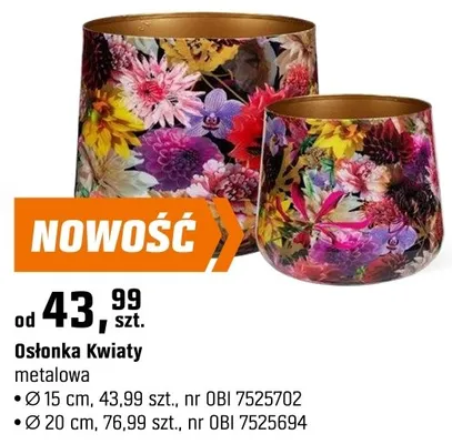 Osłonka Kwiaty promocja w OBI
