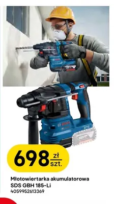 Młotowiertarka akumulatorowa SDS Gbh 185-Li Bosch promocja w Castorama