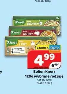 Bulion warzywny Knorr promocja w Delfin