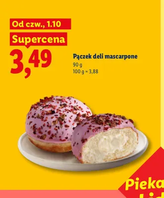 Pączek deli mascarpone promocja w Lidl