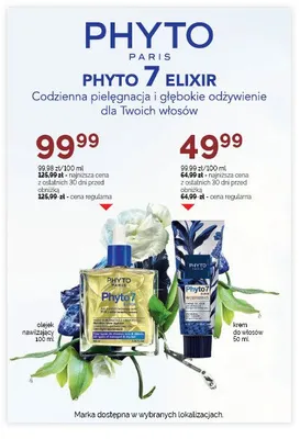 Krem do włosów Phyto 7 Elixir promocja w Super-Pharm