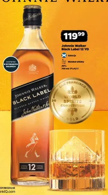 Whisky Johnnie Walker Black Label 12 YO promocja w Netto