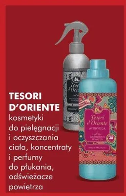 Kosmetyki do pielęgnacji i oczyszczania ciała koncentraty i perfumy do płukania odświeżacze powietrza Tesori D'Oriente promocja w Super-Pharm