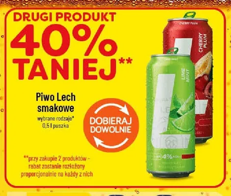 Piwo Lech smakowe promocja w POLOmarket